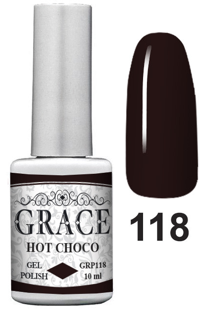 Гель-лак GRACE GRP118 Hot Choco 10ml