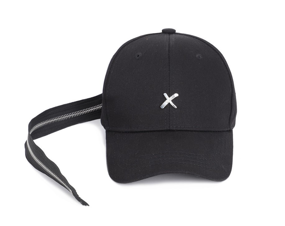 Кепка бейсболка X, Ікс-блискавка чорна