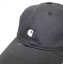 Кепка бейсболка Carhartt чорна, фото 3