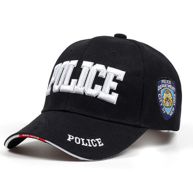 Кепка бейсболка Поліція, Police, чорна
