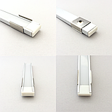 Кріплення для накладного LED профілю LP7, YF102-2, 16x7 мм, 15x6 мм (кліпса), фото 2