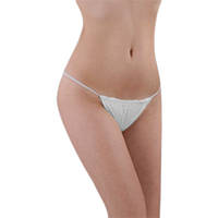 Трусики-стрінги Doily® (50 шт/пач) зі спанбонду Колір: білий