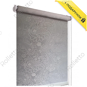 Тканинні ролети відкріті, тканина Арабеска Z-1099