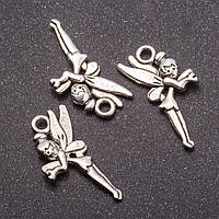 Фурнітура підвіска Фея 25х12мм фас. 20 гр. + - 18шт купити біжутерію оптом в інтернеті