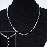 Ланцюжок під біжутерію металева джгут, 44см + - купити біжутерію оптом в інтернеті