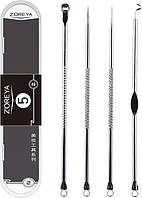 Профессиональный набор инструментов для удаления угрей, черных точек и прыщей Zoreya