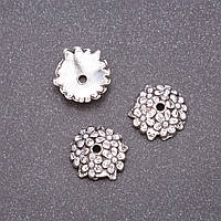 Фурнітура наконечник d-11мм d-in-1,5 мм фас.20гр. + -22шт. купити біжутерію дешево оптом в інтернеті