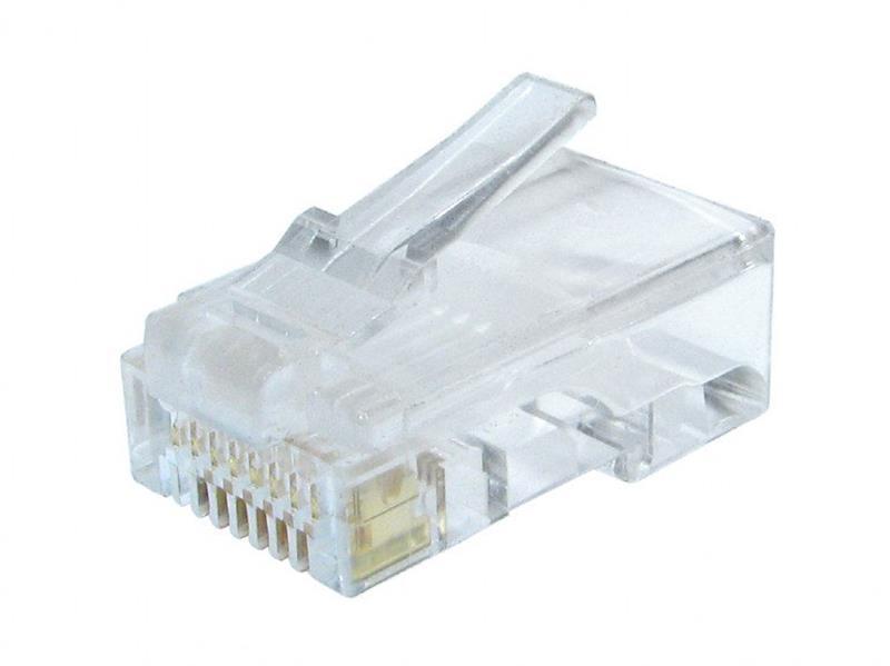 Конектор RJ 45 Cablexpert (LC-8P8C-002/50) 8P8C, Cat.6, з золоченими контактами (50 шт./пач.)