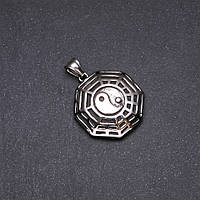 Кулон Інь Янь 33х40мм купити біжутерію дешево оптом в інтернеті