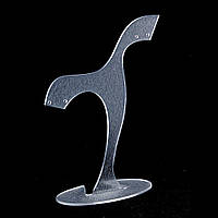 Підставка для сережок, матовий пластик, висота 160мм, ширина 98мм, глибина 43мм купити біжутерію дешево оптом в інтернеті