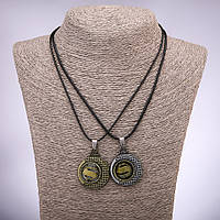 Парні кулони дружби Супермени L-42-48см d-30мм купити біжутерію дешево оптом в інтернеті