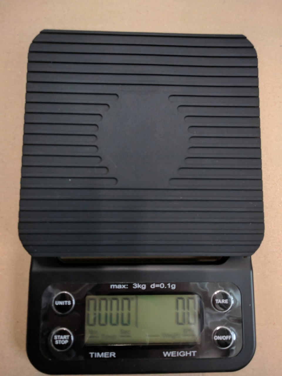 Ваги для кави та чаю W. Balance з таймером і гумовим килимком, фото 1