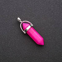 Підвіска шестигранник "Турмалін" (іміт.) 8х35х40мм купити біжутерію оптом в інтернеті