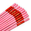 Набір паличок для суші рожевий із золотими рибками на 5 пар 11, фото 2