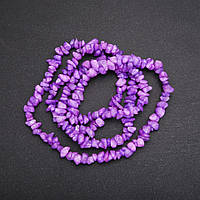 Намистини на волосіні Кварц тонований крихта d-8 (+ -) мм L-80см купити біжутерію оптом в інтернеті