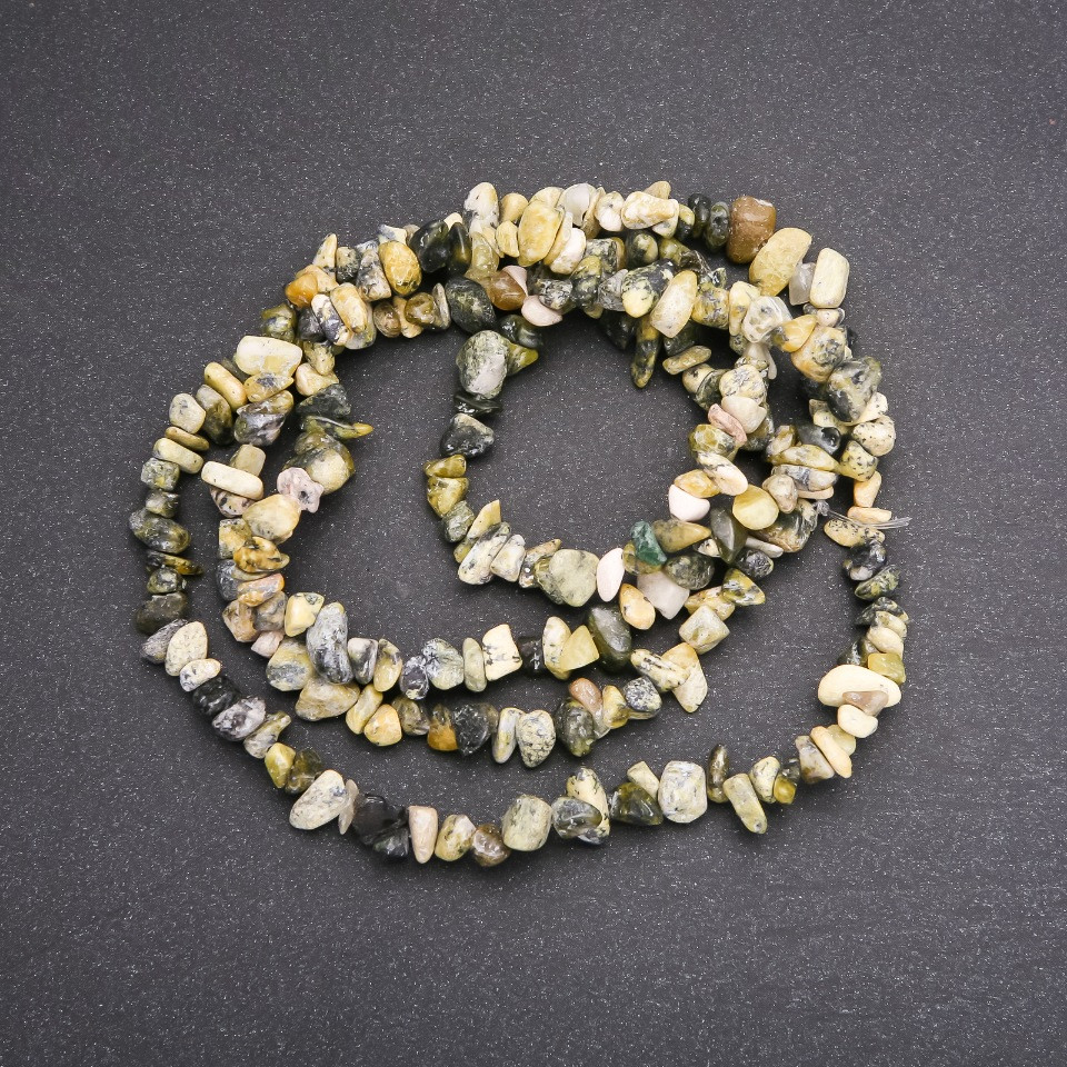 Заготівля Змійовик крихта d-6 (+ -) мм L-80см купити біжутерію дешево оптом в інтернеті