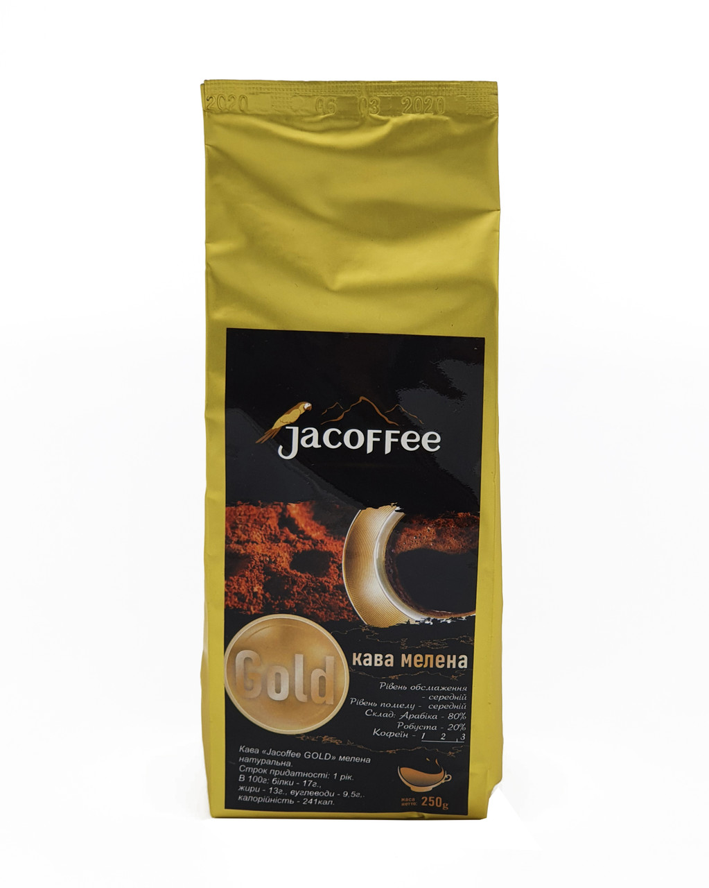 Кава мелена Jacoffee Gold, 250г