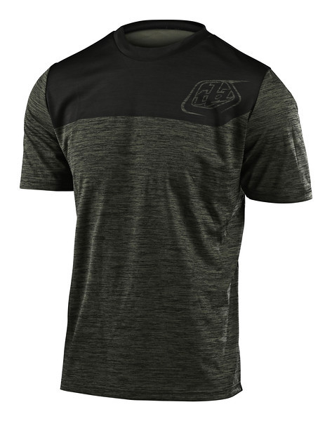 Джерсі TLD Flowline S/S Jersey [Shield Heather Green/Black] розмір MD
