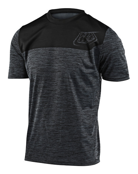 Джерсі TLD Flowline S/S Jersey [Shield Heather Black/Black] розмір XL