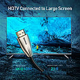 Кабель BASEUS Horizontal з HDMI на HDMI 4k, 3 м, чорний., фото 4