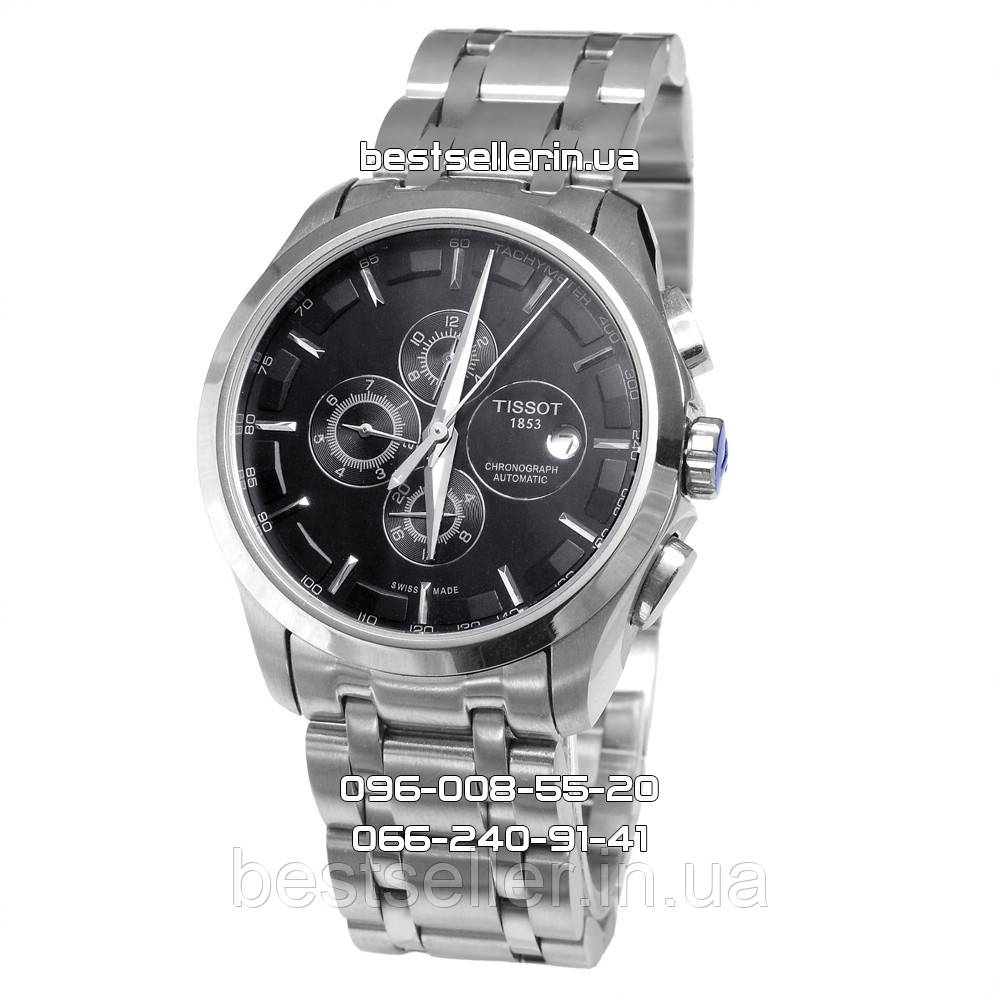 TISSOT COUTURIER 1853 43MM SILVER BLACK (Механіка ETA). ААА.