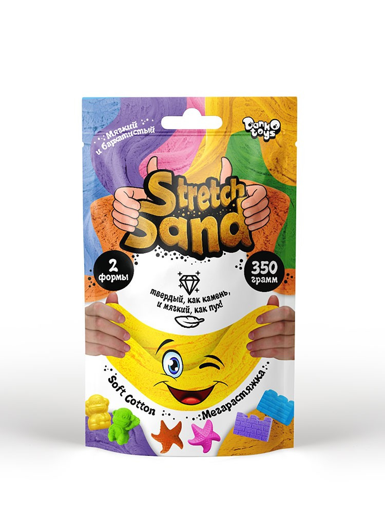 Кінетичний пісок "Stretch Sand" 350 грам Пакет