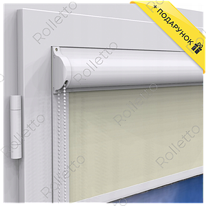Рулонні штори закритого типу з плоскими направляючими.Польща.Besta.