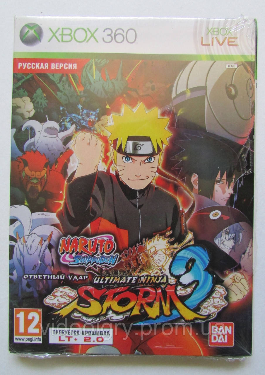 Naruto Shippuden: Ultimate Ninja Storm 3 (LT+2.0) Xbox360 ліцензійна марка України