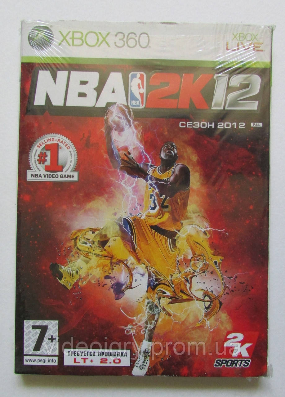 NBA 2K12 (LT+2.0) Xbox360 ліцензійна марка України