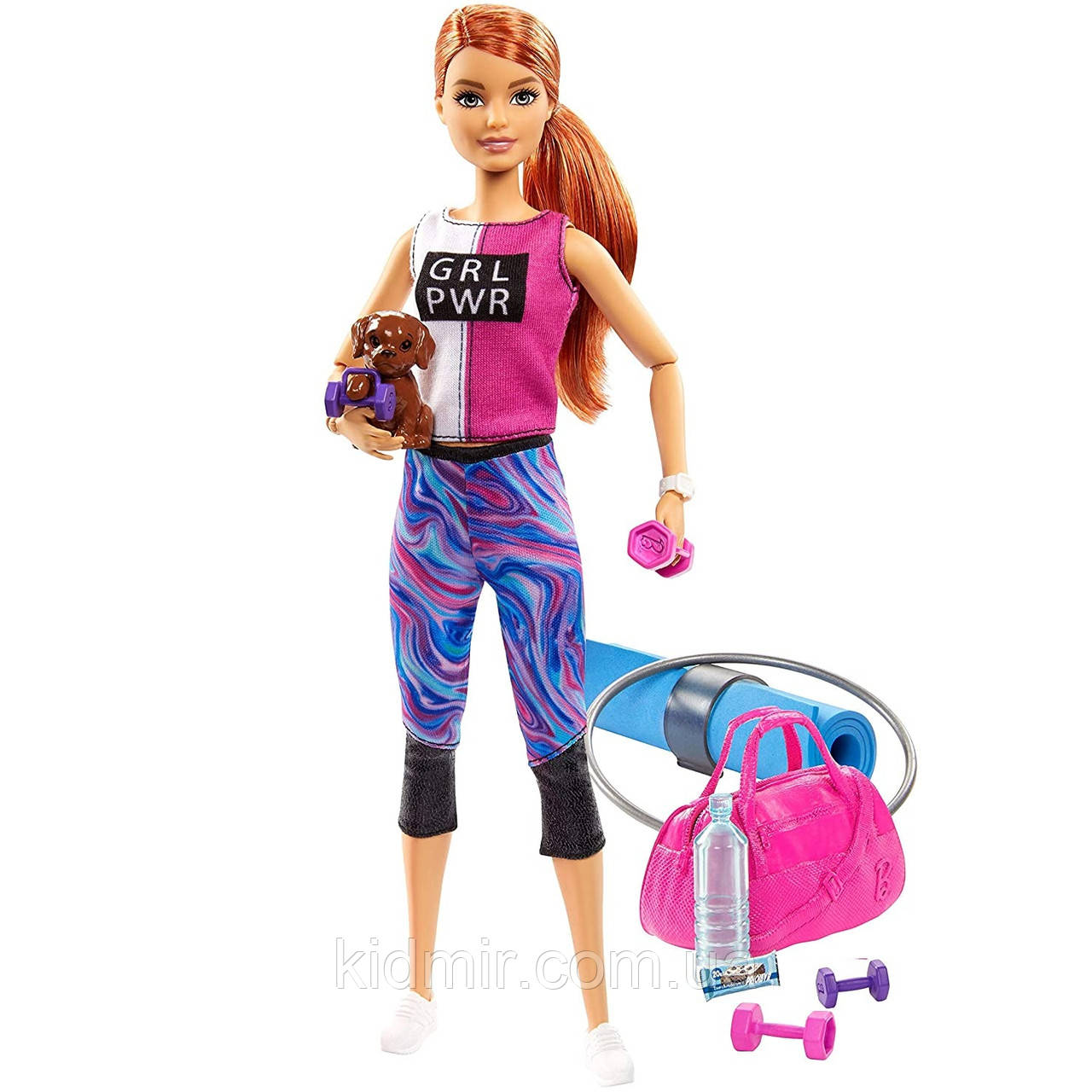 Лялька Барбі Фітнес Активний відпочинок Релакс Barbie Fitness GJG57, фото 1