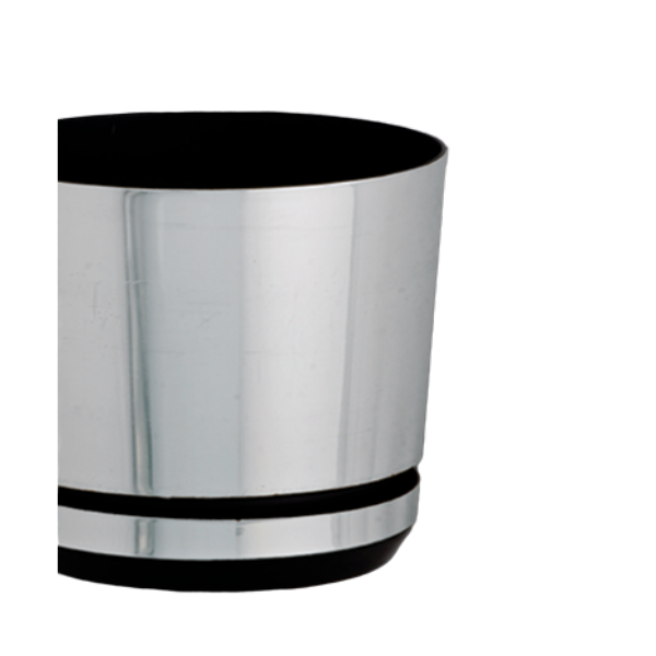 Пластиковий горщик для пересадки квітів, з підставкою ПІ-160-15