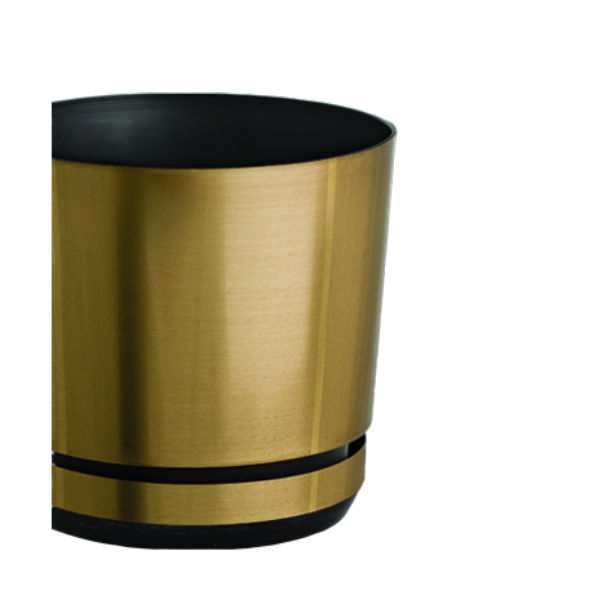 Пластиковий горщик для пересадки квітів, з підставкою ПІ-160-31