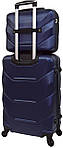 Комплект валіза і кейс Bonro 2019 маленький темно-синій (10501004), фото 2