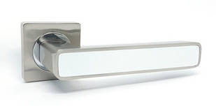 KEDR Дверна ручка NEW KEDR R08.820-AL-SN/CP-White