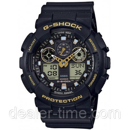 Часы Casio G-Shock GA-100GBX-1A9ER - фото 1 - id-p1190717434