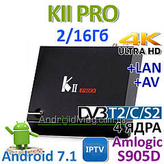 Mecool KII Pro (K2 PRO) Amlogic S905D 2GB/16GB c DVB-T2 / DVB-S2 / DVB-C