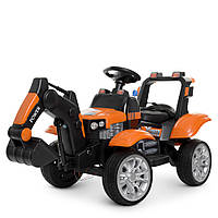 Детский электромобиль Трактор M 4263EBLR-7 оранжевый **