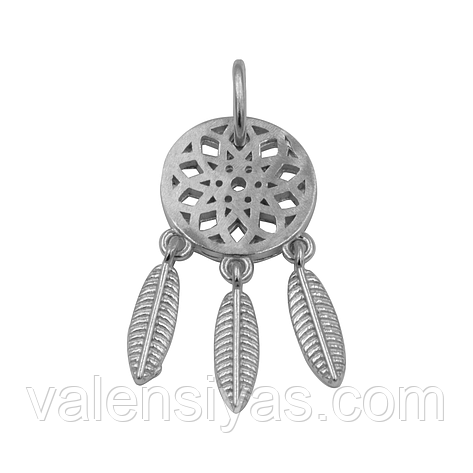 Срібна підвіска "Ловець снів", фото 1