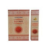 Благовония Шафран Аюрведик 15 шт (Masala incense Saffron Ayurvedic)