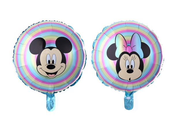 Фольгована куля двостороння Міккі і Мінні градієнт (Китай)