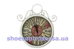 Настінний годинник в стилі Прованс круглі