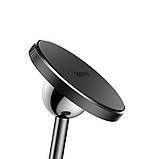 Тримач магнітний BASEUS Little Sun Magnetic Car Mount, чорний, фото 4