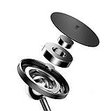 Тримач магнітний BASEUS Little Sun Magnetic Car Mount, чорний, фото 5
