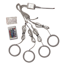 80 мм led-кільця RGB, (2.5") у фару (ангельські очі). 4шт.