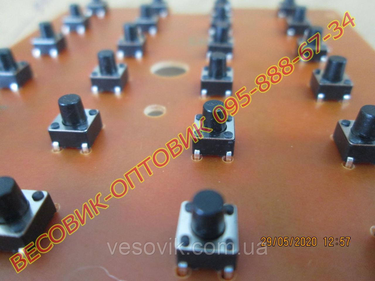 Кнопки LT-3334 для ваг Rainberg 100-600кг і т.п. Розмір 94х110 мм, фото 1