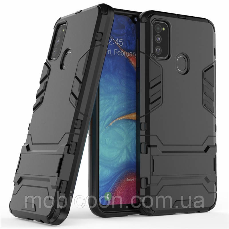 Чохол для Samsung Galaxy M21 M215F Hybrid case чорний (самсунг м21)