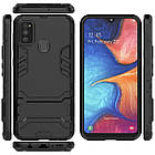 Чохол для Samsung Galaxy M21 M215F Hybrid case чорний (самсунг м21), фото 5