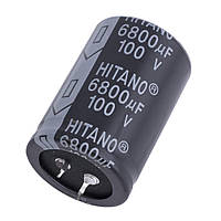 6800uF 100V ELP 35x50mm (ELP682M2ABA-Hitano) (электролитический конденсатор) Hitano