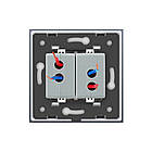 Подвійна USB розетка Livolo з блоком живлення 2.1 А, 5V, колір білий (VL-C792U-11), фото 2