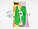 Спойлерок двірника зелений (з наклейками) (2шт) Інтерпласт, фото 2